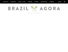 Tablet Screenshot of brasil-agora.com